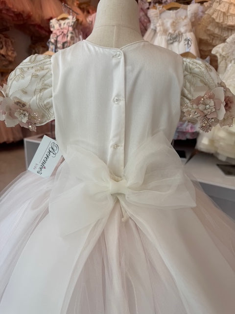 Vintage Dress Ivory/Champagne